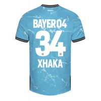 Pánský Fotbalový dres Bayer Leverkusen Granit Xhaka #34 2023-24 Třetí Krátký Rukáv